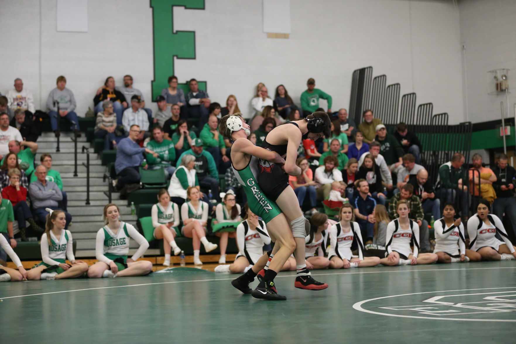 Osage, Forest City, Clarion and New Hampton wrestling, Dec. 22, 2017